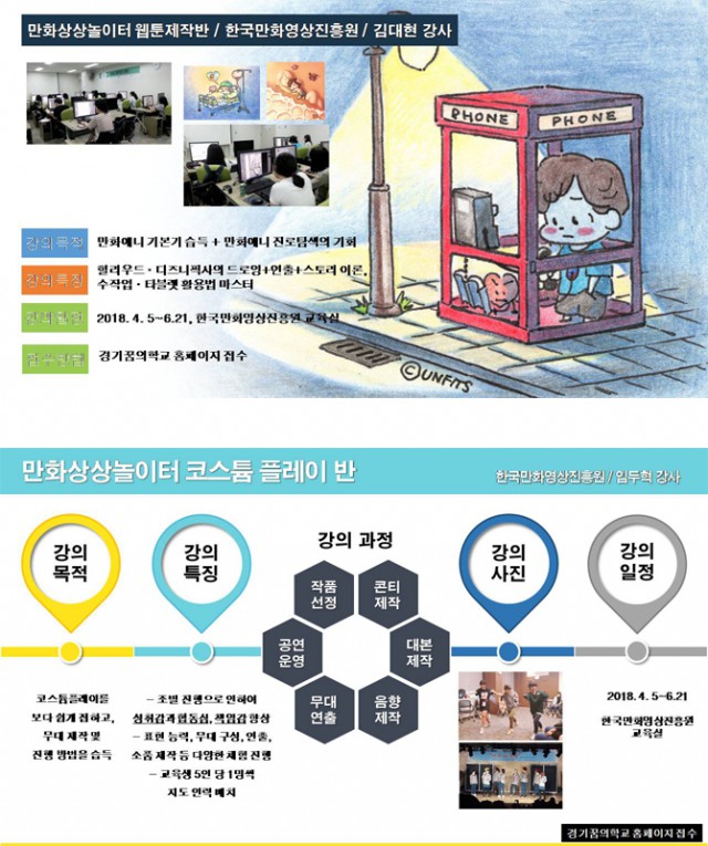 [한국만화영상진흥원] 경기 꿈의대학 교육생 모집