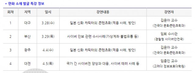 2018 지역 만화가 간담회 개최