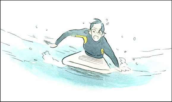 [웹툰 리뷰]파도를 걷는 소녀 - 고아라 한나우