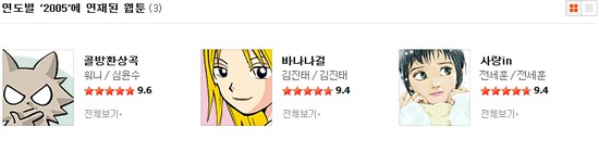 다음<Daum>의 웹툰 정책은 실패하였다.
