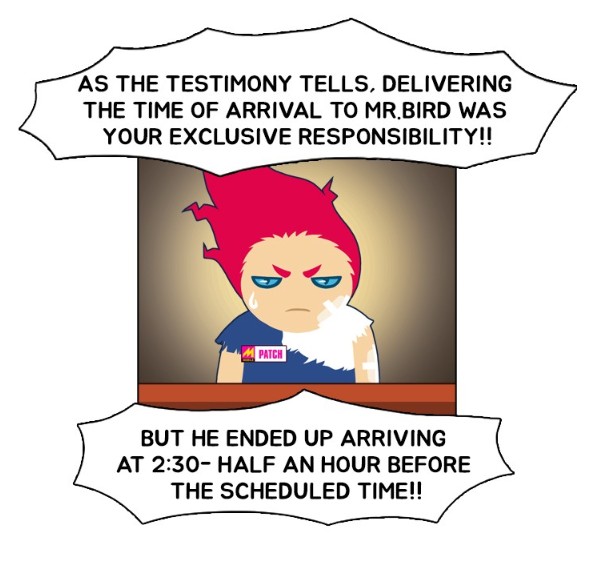 He did his best. But Assistant Manager Patch fell into a trap.