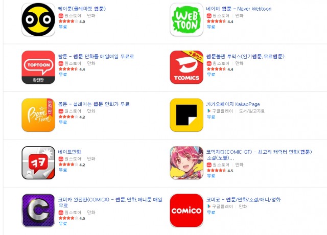 웹툰의 단독앱, 과연 작품에 대한 대책에 대해서는?