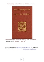 어린이를 위한 시의 캠브리지책 (The Cambridge Book of Poetry for Children, by Various) -