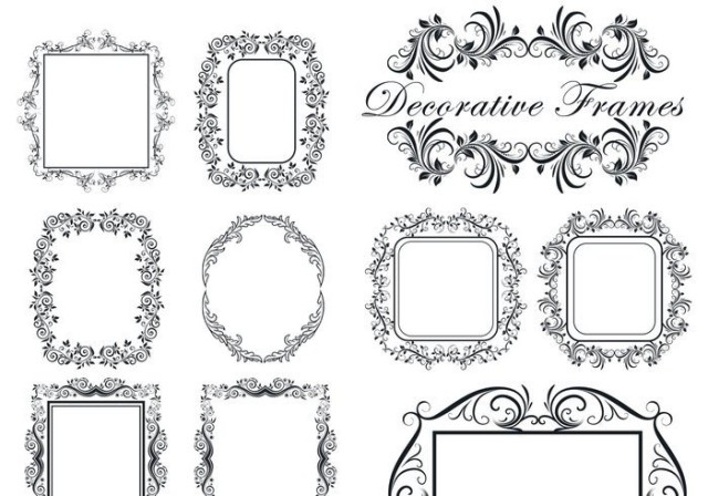 [브러쉬] Decorative Frame Brushes