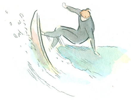 [웹툰 리뷰]파도를 걷는 소녀 - 고아라 한나우