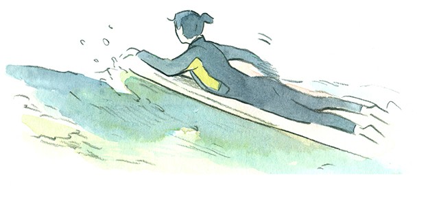 [웹툰 리뷰]파도를 걷는 소녀 - 고아라 한나우