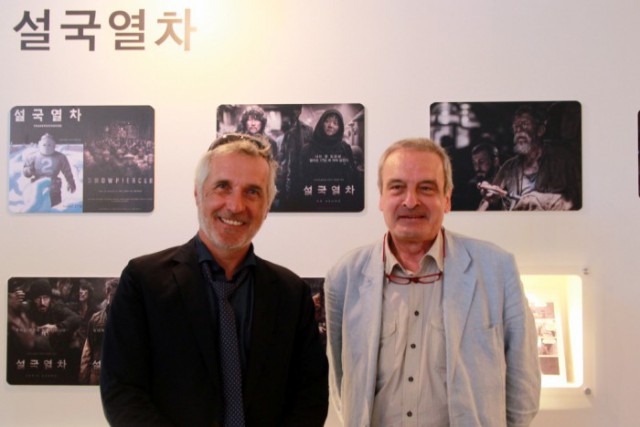 의 두 원작자. 왼쪽부터 그림작가인 장마르크 로셰트, 스토리작가인 뱅자맹 르그랑.