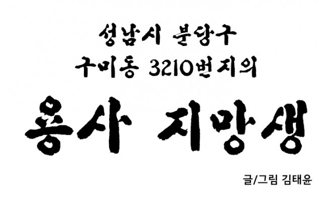 [웹툰 리뷰]분당구의 용사지망생 - 김태윤