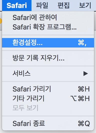 로그인이 자꾸 풀릴 때 - Safari 편