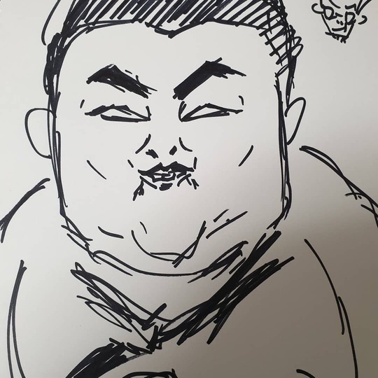 웹툰작가 '김풍'의 그림