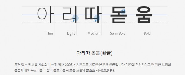 [폰트] 아리따 글꼴 모음