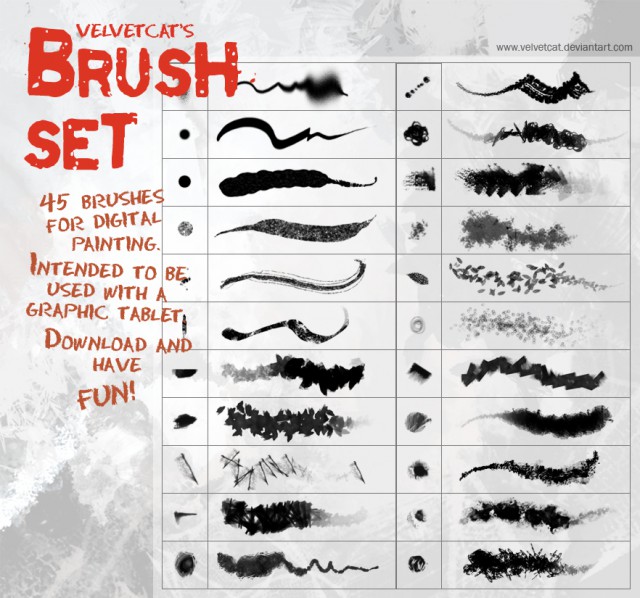 [브러쉬] Velvetcat's Brush Set