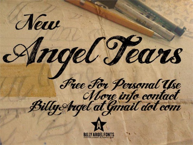 [폰트] ANGEL TEARS