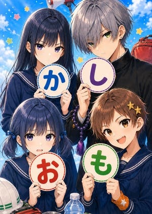 お・か・し・も　～来たれ凪が丘中学校防災委員会～
