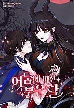 어둠에 비친 붉은 달