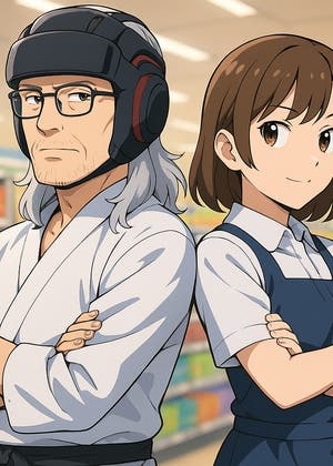 ヘッドギアおじさん〜激安スーパーに降臨した模様です