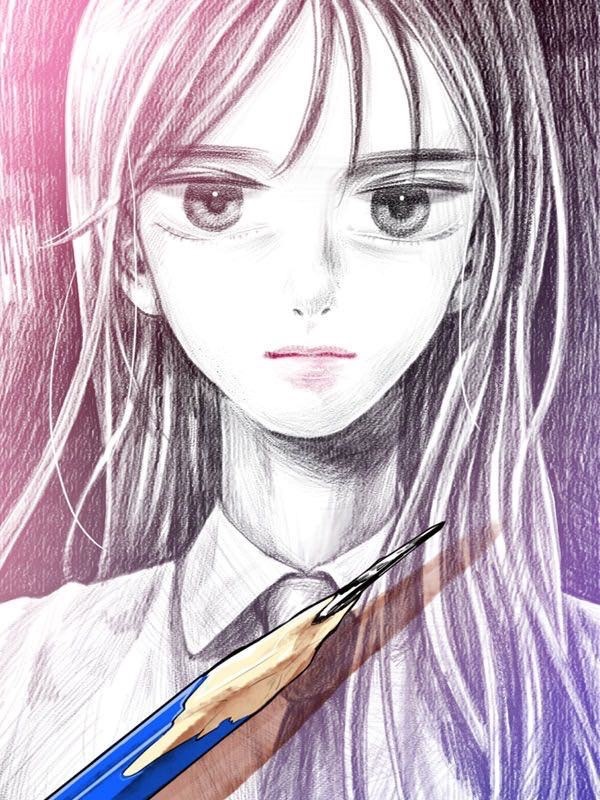 えんぴつの角度