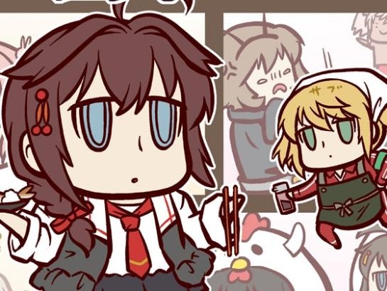 頭身が低い艦娘漫画フルカラー4
